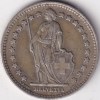 1 Franc Helvetia standing 1946 Silver Switzerland Coin - Image 2