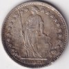 1 Franc Helvetia standing 1952 Silver Switzerland Coin - Image 2