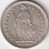 1 Franc Helvetia standing 1959 Silver Switzerland Coin - Image 2