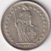 1 Franc Helvetia standing 1963 Silver Switzerland Coin - Image 2
