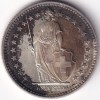 2 Francs Helvetia standing 1964 Silver Switzerland Coin - Image 2