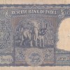 India 100 Rupees B Rama Rau 1953 Big Size Genuine Rare Old Note - Image 2