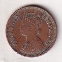 1898 British- India 1/2 Pice (Victoria) Calcutta Mint Rare Coin#C-166