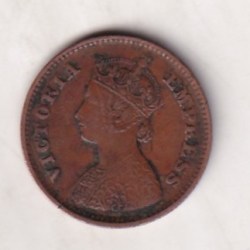 1901 British- India 1/2 Pice (Victoria) Calcutta Mint Rare Coin#C-162