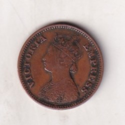 1898 British- India 1/2 Pice (Victoria) Calcutta Mint Rare Coin#C-163