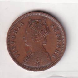1893 British- India 1/2 Pice (Victoria) Calcutta Mint Rare Coin#C-164