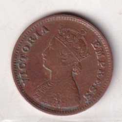 1901 British- India 1/2 Pice (Victoria) Calcutta Mint Rare Coin#C-174