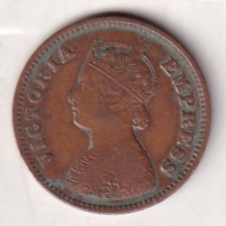 1896 British- India 1/2 Pice (Victoria) Calcutta Mint Rare Coin#C-176