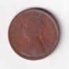 1889 British- India 1/2 Pice (Victoria) Calcutta Mint Rare Coin#C-219