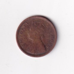 1894 British- India 1/2 Pice (Victoria) Calcutta Mint Rare Coin#C-255