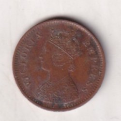 1893 British- India 1/2 Pice (Victoria) Calcutta Mint Rare Coin#C-226