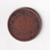 1887 British- India 1/2 Pice (Victoria) Calcutta Mint Rare Coin#C-222 - Image 2