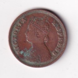 1900 British- India 1/2 Pice (Victoria) Calcutta Mint Rare Coin#C-258