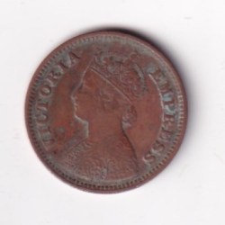 1898 British- India 1/2 Pice (Victoria) Calcutta Mint Rare Coin#C-232