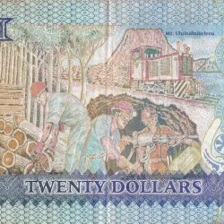 Alternative view of Fiji 20 Dollars - Elizabeth II Rare Note #B2