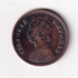 1899 British- India 1/2 Pice (Victoria) Calcutta Mint Rare Coin#C-235