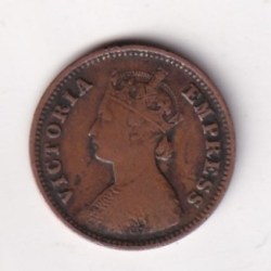 1898 British- India 1/2 Pice (Victoria) Calcutta Mint Rare Coin#C-231