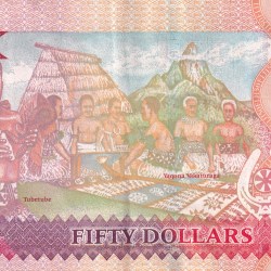 Alternative view of Fiji 50 Dollars - Elizabeth II Rare Note #B2