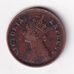 1901 British- India 1/2 Pice (Victoria) Calcutta Mint Rare Coin#C-236