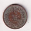 1890 British- India 1/2 Pice (Victoria) Calcutta Mint Rare Coin#C-243 - Image 2