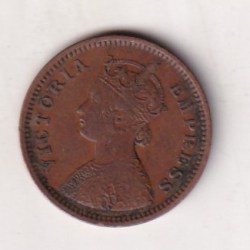 1895 British- India 1/2 Pice (Victoria) Calcutta Mint Rare Coin#C-261