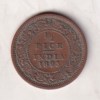 1893 British- India 1/2 Pice (Victoria) Calcutta Mint Rare Coin#C-265 - Image 2