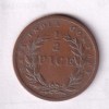 British-India 1/2 Pice 1853 Victoria Rare Coin #C-268 - Image 2