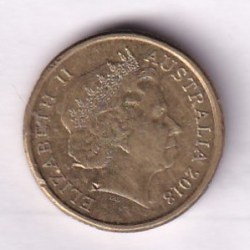 Alternative view of Australia 2 Dollars 2018 (Elizabeth II Remembrance Day) Rare Commemorative Coloured Coin #C-277