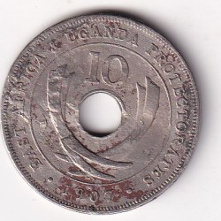 East Africa 10 Cents -1907 (Edward VII) Rare Coin#C-315