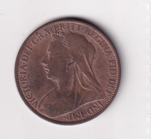 United Kingdom 1 Penny 1898 - Victoria lowest price Rare Coin #C-306