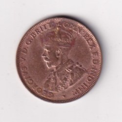 Alternative view of United Kingdom ½ Penny 1927 - George V lowest price Rare Coin #C-307