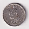 Switzerland 2 Francs 1980 Helvetia standing; copper-nickel lowest price Rare Coin #C-308