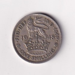 United Kingdom 1 Shilling 1948 - George VI lowest price Rare Coin #C-309