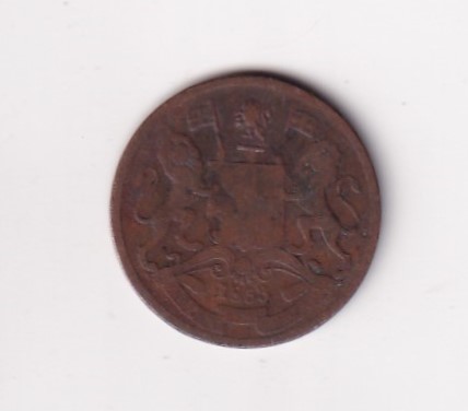 India - British ½ Pice 1853 - Victoria lowest price Rare Coin #C-324