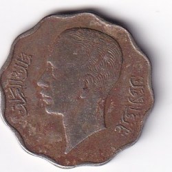 Alternative view of Iraq 10 Fils (1937-1938) - Ghazi I lowest price Rare Coin #C-329