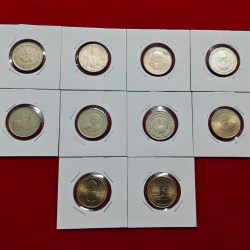 5 RUPEE 10 DIFFERENT COMMERATIVE COIN