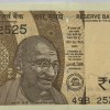 252525 Fancy Number 10 Rs Telescopic Governor Urjit Patel Rare UNC NOTE