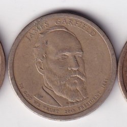 United States 1 Dollar 2011 James Garfield Commemorative issue Rare Coin { Buyer will receive randomly 1 coin} #C-351