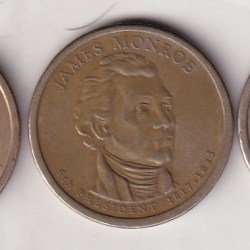 United States 1 Dollar 2008 James Monroe Commemorative Issue Rare Coin {Buyer Will Receive Randomly 1 Coin} #C-364