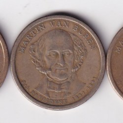 United States 1 Dollar 2008 Martin Van Buren Commemorative issue Rare Coin { Buyer will receive randomly 1 coin} #C-358