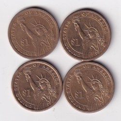 Alternative view of All Different Commemorative Rare Coin United States 1 Dollar Rare (4 Coin Set) #C-362