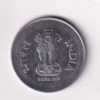 REPUBLIC INDIA 1 RUPEE 1993 ( HYDERABAD MINT) RARE UNC COIN #C-370 - Image 2
