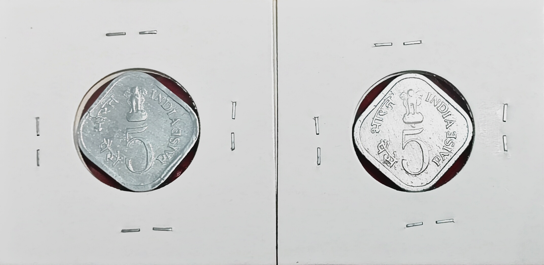 5 PAISA 2 DIFFERENT COIN SET - Image 2