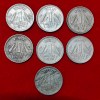 1 RUPEE 1976 7 COINS SET