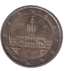 Germany 2 Euro 2018 (Bundesländer - "Berlin" ) Rare Bimetallic Commemorative Coin#C-381