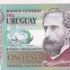 Uruguay 50 Pesos Uruguayos Rare Unc Polymer Note #B2