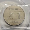 1 Rs 2004 Cross Coin Mumbai Mint Rare High Grade