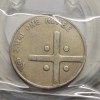 1 Rs 2004 Cross Coin Mumbai Mint Rare High Grade - Image 2