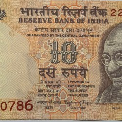 Telescoping 786 Holy Ending 10 Rs Raghuram Rajan UNC Note 2016