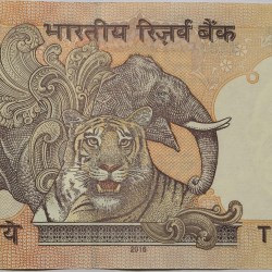 Alternative view of Telescoping 786 Holy Ending 10 Rs Raghuram Rajan UNC Note 2016